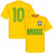 Brasilien T-shirt Brazil Team No10 Gul L