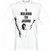 Brasilien T-shirt I Belong To Jesus Tee Kaka Vit 5XL