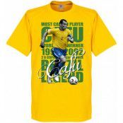 Brasilien T-shirt Legend Cafu Legend Gul L