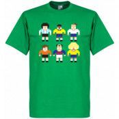 Brasilien T-shirt Legend Pixel Players Grön M