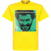 Brasilien T-shirt Pennarello LPFC Socrates Gul S