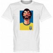 Brasilien T-shirt Playmaker Socrates Football Vit L