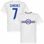 Chile T-shirt Culture Sanchez Football Alexis Sanchez Vit 5XL