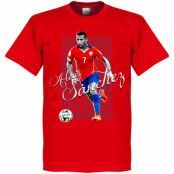 Chile T-shirt Legend Alexis Sanchez Röd L