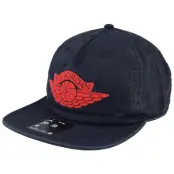Jordan - Svart snapback Keps - Pro Cap Rare Air Washed Black/Chile Red  Strapback @ Hatstore