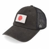 American Needle - Svart trucker Keps - Badger Japan Black Trucker @ Hatstore