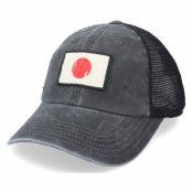 American Needle - Svart trucker Keps - Japan Badger Black Trucker @ Hatstore