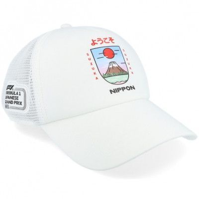 Formula One - Motor Vit trucker Keps - F1 Suzuka Japan Race Special White Trucker @ Hatstore