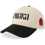 Iconic - Beige adjustable Keps - Onaka Japan Stone/Black A-frame Adjustable @ Hatstore