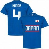 Japan T-shirt Honda 4 Team Keisuke Honda Blå L