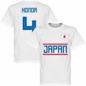 Japan T-shirt Honda 4 Team Keisuke Honda Vit XXXL