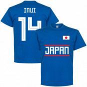 Japan T-shirt Inui 14 Team Blå XL