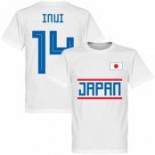 Japan T-shirt Inui 14 Team Vit 5XL