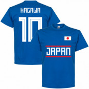 Japan T-shirt Kagawa 10 Team Shinji Kagawa Blå S