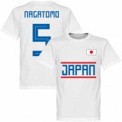Japan T-shirt Nagatomo 5 Team Vit 5XL