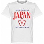 Japan T-shirt Rugby Vit L