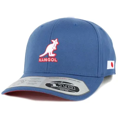 Kangol - Blå adjustable Keps - Nations Japan Adjustable @ Hatstore