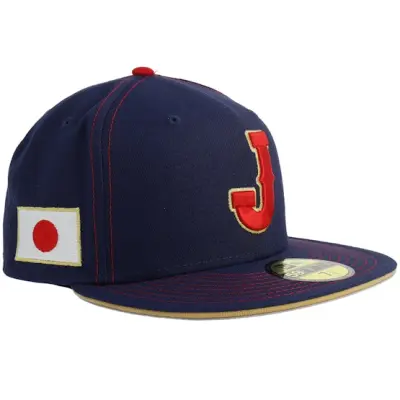 New Era - Blå fitted Keps - World Baseball Classic Japan 26 59FIFTY Navy Fitted @ Hatstore