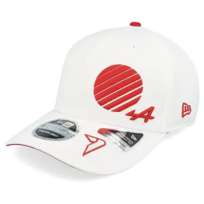 New Era - Motor Vit adjustable Keps - Alpine F1 25 Doohan Japan 9SEVENTY White/Red Adjustable @ Hatstore