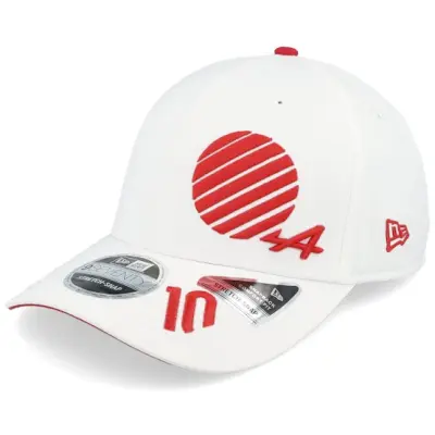New Era - Motor Vit adjustable Keps - Alpine F1 25 Gasly Japan 9SEVENTY White/Red Adjustable @ Hatstore