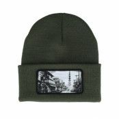 Public Domain - Grön cuff Beanie - Japan Beanie Olive Green Cuff @ Hatstore