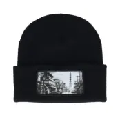 Public Domain - Svart cuff Beanie - Japan Beanie Black Cuff @ Hatstore