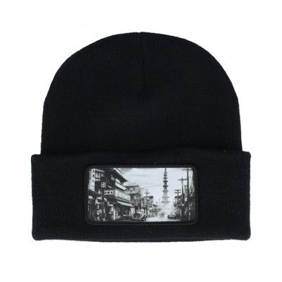 Public Domain - Svart cuff Beanie - Japan Beanie Black Cuff @ Hatstore