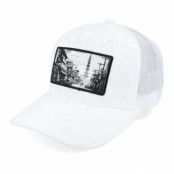 Public Domain - Vit trucker Keps - Japan White/White Velvet Trucker @ Hatstore