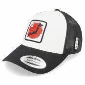 Yapan - Svart trucker Keps - Japan Nihon Retro Black/White/Black Trucker @ Hatstore