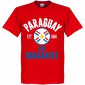 Paraguay T-shirt Established Röd XXXL