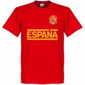 Spanien T-shirt Team Red Röd S