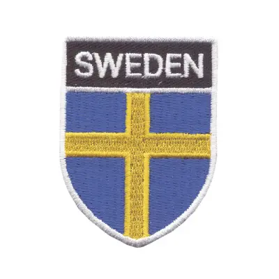 Sverige Broderat märke flagga