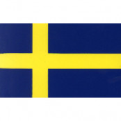 Sverige Dekal flagga 7,5x10,5 cm