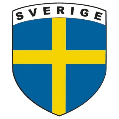 Sverige Dekal Sköld