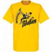 Sverige T-shirt Bicycle Barn Zlatan Ibrahimovic Gul 12 år
