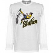 Sverige T-shirt Bicycle Kick LS Zlatan Ibrahimovic Vit L