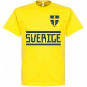 Sverige T-shirt Wordmark Gul L