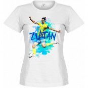 Sverige T-shirt Zlatan Motion Dam Zlatan Ibrahimovic Vit L - 12
