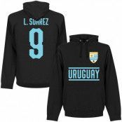 Uruguay Huvtröja Suarez 9 Team Luis Suarez Svart L