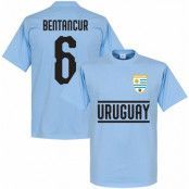 Uruguay T-shirt Bentancur 6 Team Ljusblå XXL