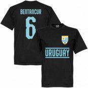 Uruguay T-shirt Bentancur 6Team Svart L
