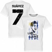 Uruguay T-shirt Flag Barn Luis Suarez Vit 10 år