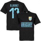 Uruguay T-shirt Team DLaxalt 17 Svart L