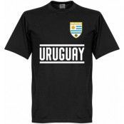Uruguay T-shirt Team Svart S