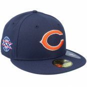 New Era - NFL Blå fitted Keps - Chicago Bears Retro Sports 59Fifty OTC Navy Fitted @ Hatstore