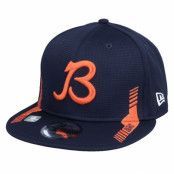 New Era - NFL Blå snapback Keps - Chicago Bears NFL21 Side Line 9FIFTY Navy Snapback @ Hatstore