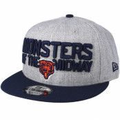 New Era - NFL Grå snapback Keps - Chicago Bears 2018 NFL Draft On-Stage Grey/Navy Snapback @ Hatstore