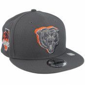 NewEra - NFL Grå snapback Keps - Chicago Bears NFL24 Draft 9FIFTY Grey/Orange Snapback @ Hatstore