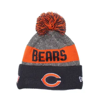 New Era - NFL Multi Beanie - Kids Chicago Bears Sideline Bobble Beanie @ Hatstore