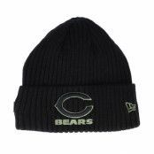 New Era - NFL Svart cuff Beanie - Chicago Bears Salute To Service NFL 20 Knit Black Cuff @ Hatstore